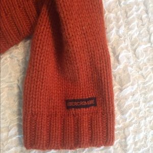 Burnt Orange Abercrombie & Fitch Hooded Sweater