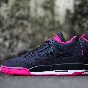 Air Jordan 4 GS “Denim” Dark Obsidian/Vivid Pink