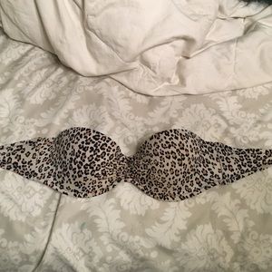 cheetah bandeau swim suit