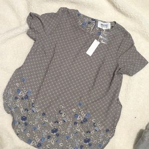 Floral blouse NWT