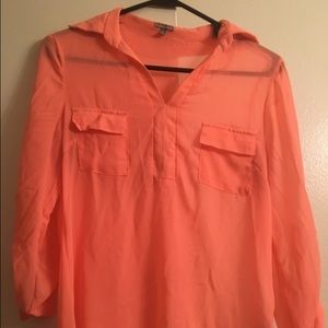 Chiffon long sleeve shirt