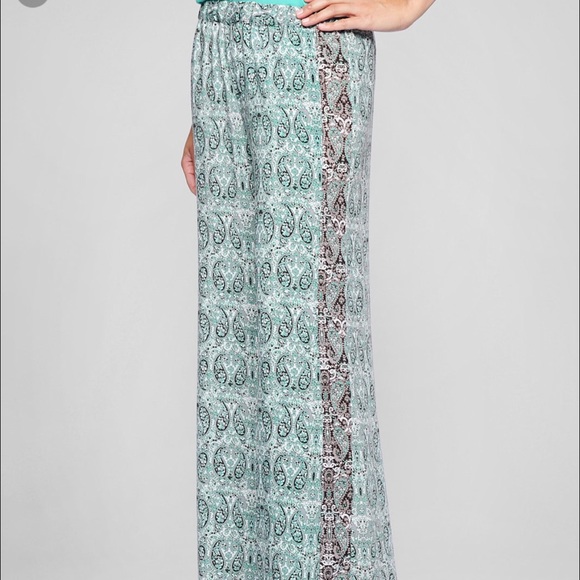 Ella moss floral pants