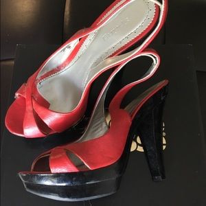 ALDO Red and Black heels
