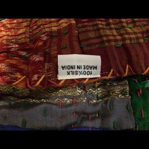 Blanket or wall decor. 100% silk made in India
