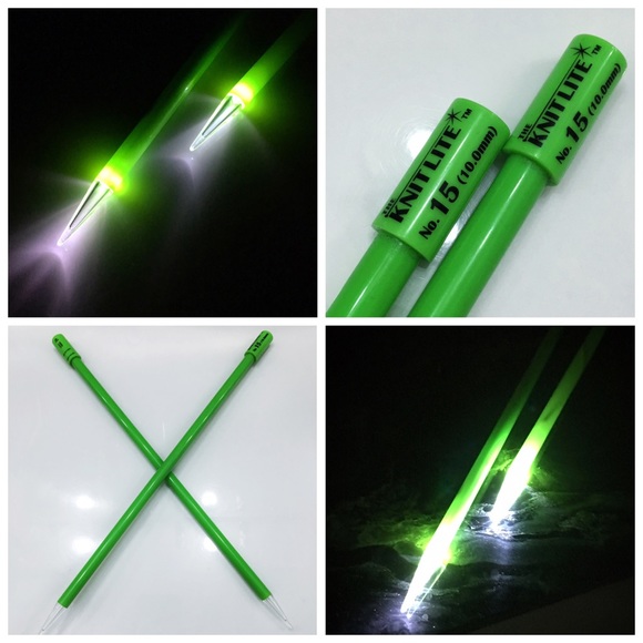 LED Light Up Knitting Needles for DIY - Picture 3 of 4