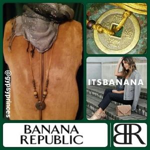 Banana Republic Faux Fur Vest