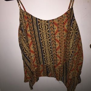 NWT Tribal Print Tank Top