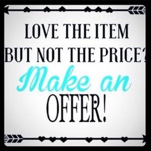 Like the item not the price make a offer