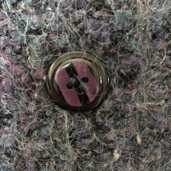 Fuzzy Purple Button-Down "Blazer" - Picture 2 of 3