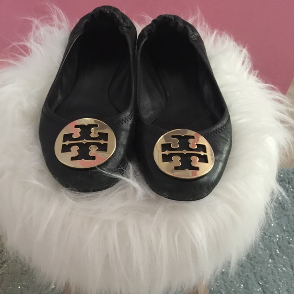 Sz9 Tory Burch Black Revas - Picture 2 of 3