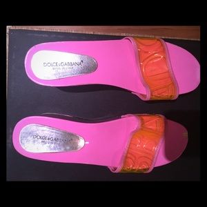 Dolce & Gabbana wedge slides