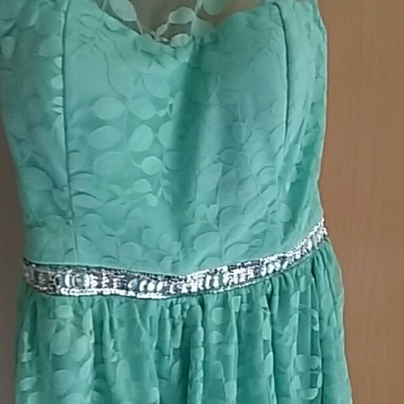 Mint pretty Candies brand with crystal detail