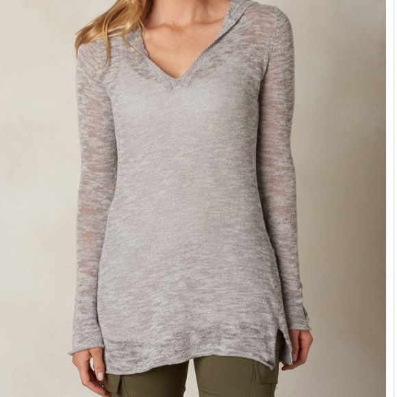 prAna Sweaters - Gray Prana "washed out" hoodie ON SALE!🙏🏽