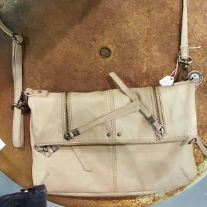 SAK Sanibel foldover crossbody - Shitake