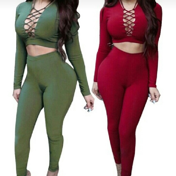 Two piece pant and shirt