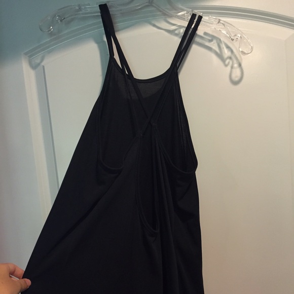 Lulu's black mini dress