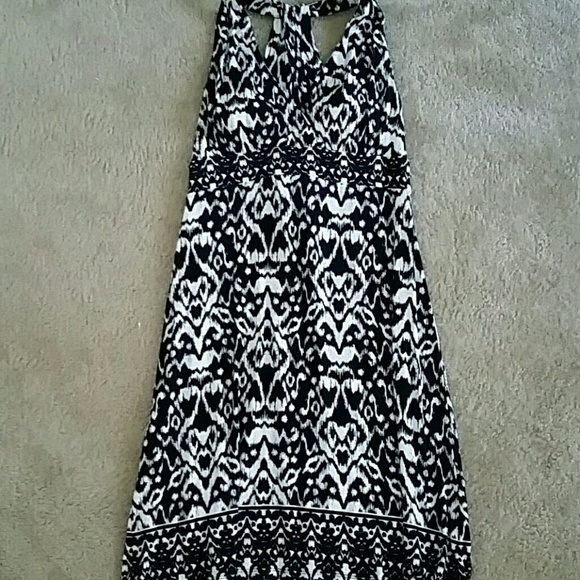 INC Black and white Summer Dress