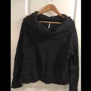 Free People cowl neck sweatshirt