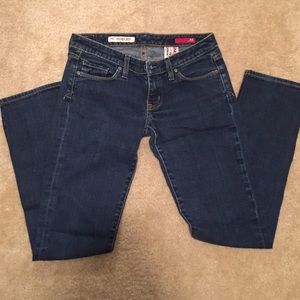 Express dark wash skinny jean