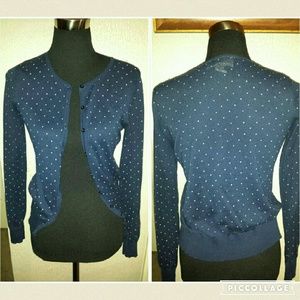 Polka dot cardigan