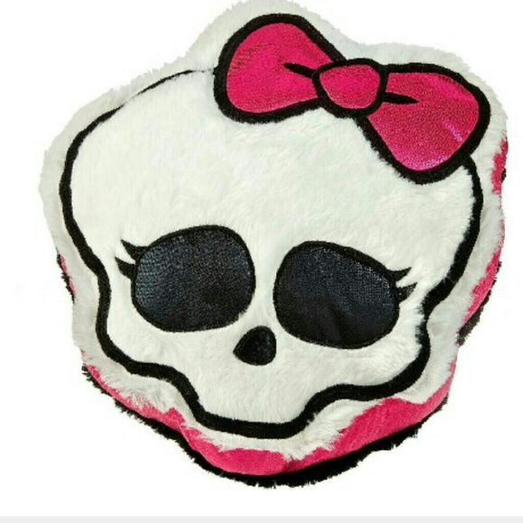 NEW Sold Out Monster High Skull Pillow 17" x 15" - Picture 1 of 3