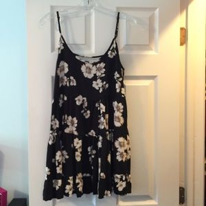 Brandy Melville Black floral Jada dress