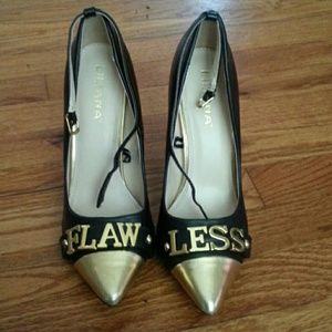 High heel shoes
