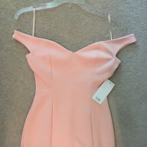 TOBI size Small: Off the shoulder body con dress