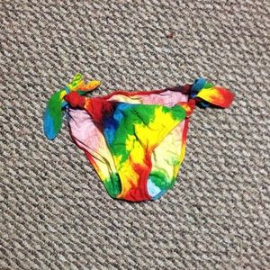 Tye dye bikini bottom