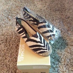 Micheal Kors canvas slip-on