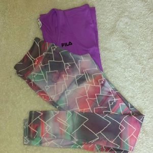 Colorful active leggings