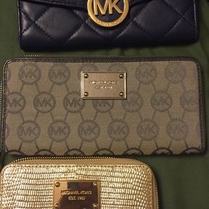 MK Grey monogram Wallet
