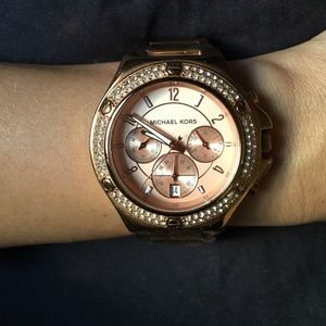 Michael Kors rose gold watch