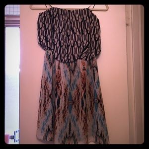 Guess dress - asymmetrical printed - never worn