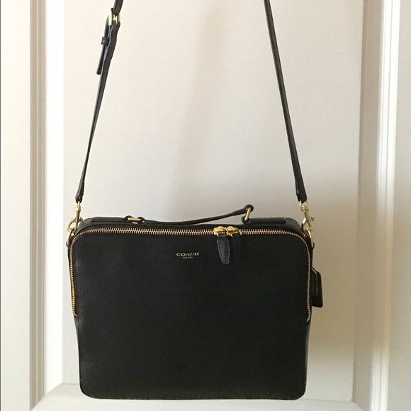 Coach Black Crossover IPad/Tablet Bag