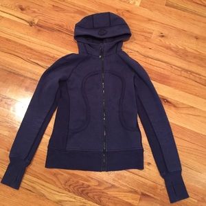 lululemon athletica Scuba II hoodie in royal blue