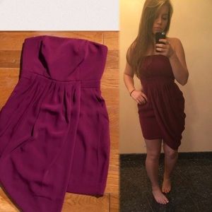 Strapless Raspberry Dress!