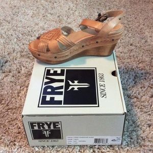 Frye sandal wedges