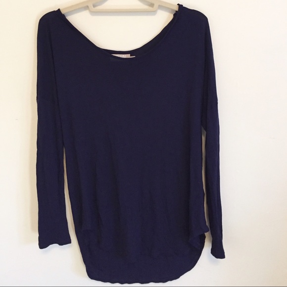Nation LTD Navy Long Sleeve Tee