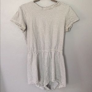 American Apparel Striped TShirt Romper