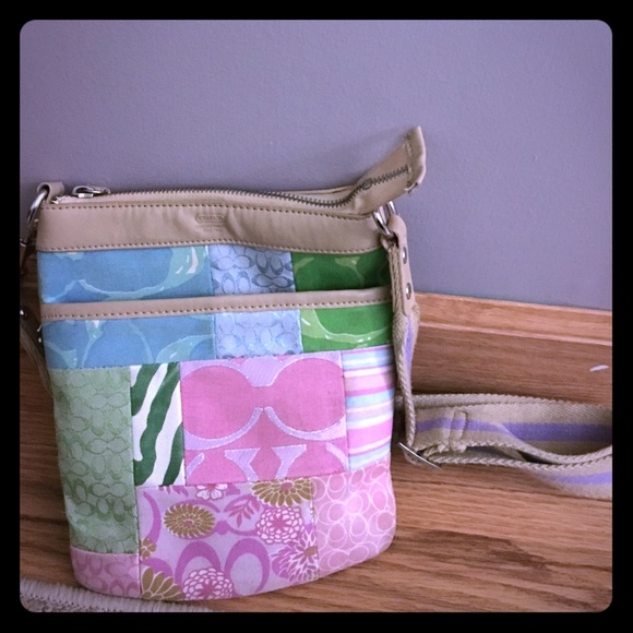 On Hold- Summer Coach Bag