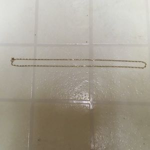 Authentic 14 K gold figero style necklace.