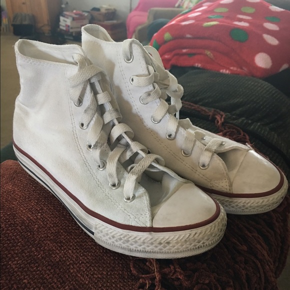 White high top converses