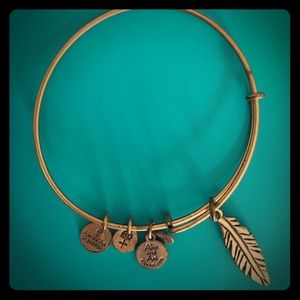 Alex and Ani - Feather Charm Bangle