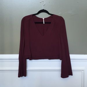 Moondance Deep V Crop Top