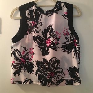 Aqua dressy tank top