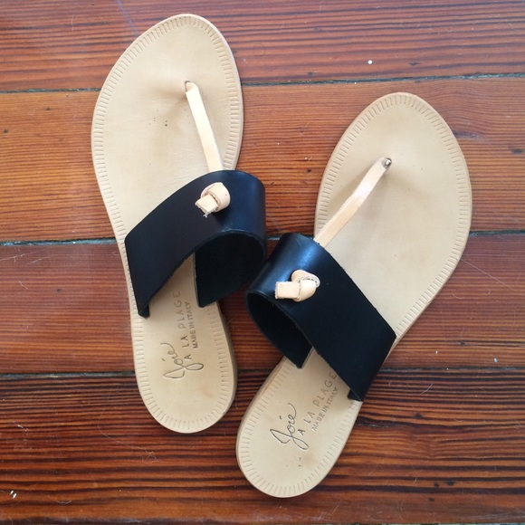 Joie Nice Sandals Black and Tan