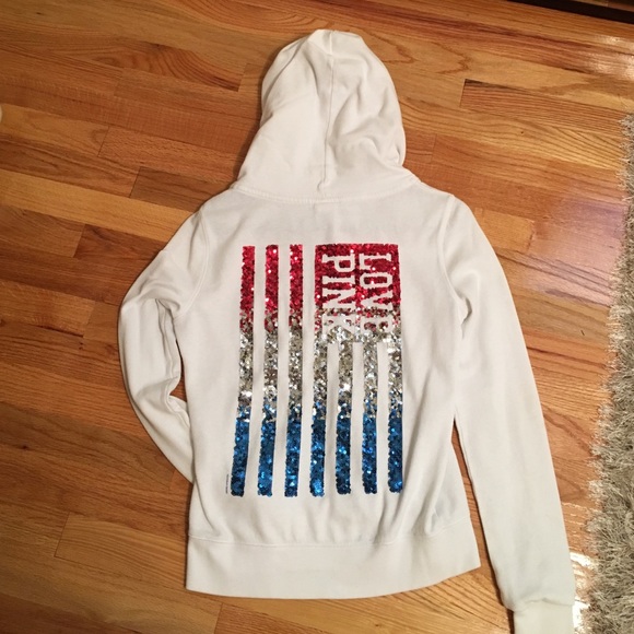 LE Pink Zip up Hoodie