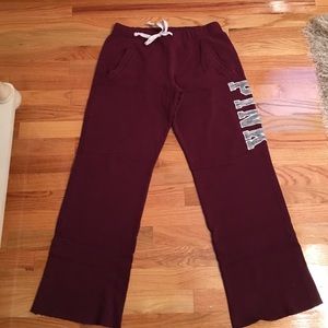Burgundy Sweats from Vs Pink!