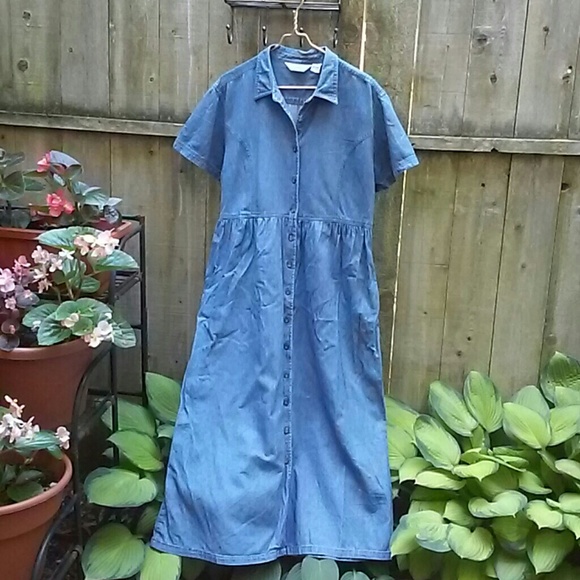 LL Bean denim dress